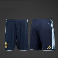 Adidas Argentinos nacionalinės rinktinės 2026 m. Pasaulio čempionato namų komandos gerbėjų versijos greitai džiūstantys dryžuotos tamprios futbolo kelnės vyrams XS