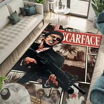 Scarface Tony 3D spausdinimo filmo kilimas kilimėlis miegamojo svetainės namų sofos dekoravimui, vaikų žaidimų didelis dekoras grindų kilimėlis dovana 40x60cm