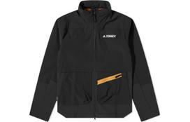 Adidas Terrex Jackets Men's Black Stand Collar Moderate Workwear HE5204 XL