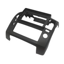 Skirta Nissan Navara 2006-2012 9 colių ABS automobilio centrinės konsolės rėmelio apdailos dangtelis Interjero dekoras juoda
