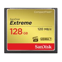 SANDISK CF Extreme 128GB Memory Card 120MB/s UDMA7