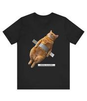 Duct Tape Orange Cat - Unisex T-Shirt - Cat Lover - Cat Gift - Modern Art XL