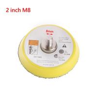 2in 3in 5in Backing Pad M6/M8 Polishing Sanding Disc Backing Pad And For Pneumatic Sander / Brushed Sheet Pneumatic Tool Parts