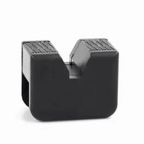 Universal Jack Pad Adapter Slotted Rail Rubber Jack Pad Portable Slotted Guide Rail Support Shock Absorber Rubber Block