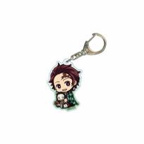 Keychain Acrylic Anime Pendant Kamado Tanjiro Nezuko Backpack Accessory Student Gift Cosplay Merchandise For Fans