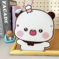 Kawaii Cute Bubu Dudu Hairpin Organizer Cute Panda Eyeglasses Holder Home Display Stand Desktop Ornaments Gifts Entry Door Decor