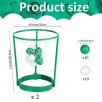 Pack 2 Head Hoop Basketball Game Basket Net Headband Gag Christmas Gifts For Kids Adults Xmas Holiday Birthday Carnival Party