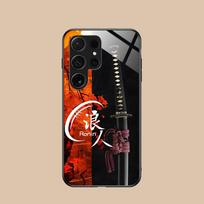 Katana Samurai Ronin Sakura Phone Case for Samsung Galaxy A56 55 54 53 52 51 36 35 34 23 16 15 5G Glass Colorful Cover Cover Galaxy A52s 5G