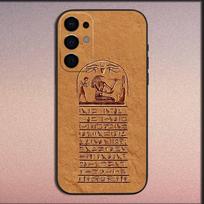 Ancient Egypt Hieroglyph Phone Case For Samsung S25,S24,S21,S22,S23,S30,Ultra,S20,Plus,Fe,Lite,Note,10,9,5G Black Soft Cover Samsung S21Ultra