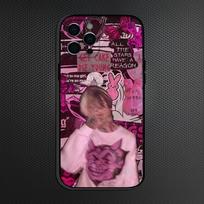 L-Lil P-Peep Singer  Phone Case For iPhone 16,15,14,13,12,11 Plus,Pro Max, Soft Silicone Black Cover iPhone14