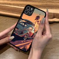 Classic Vintage Old Retro Car Phone Case Silicone PC+TPU For For IPhone 11 12 13 14 15 16 Plus Pro Max Cover iPhone 13 Pro
