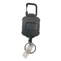 ID Lanyard Keychain Name Tag Badge Reel Retractable Key Ring ID Card Holder Easy-to-pull Buckle C