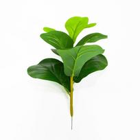 Large Artificial Fiddle Leaves Fig Tree Plastic Real Touch Fake Ficus Tree Delicate Vibrant Tropical Banyan Plants Branch