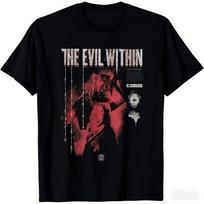 Men's The Keeper Evil Within Horror Game Graphic T-Shirt Officially Inspired Scary Design With Red S įvairiaspalvis