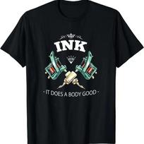Min New Limited Tattoo Lovers Ink It Does A Body Good T Shirt S įvairiaspalvis