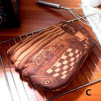 Oven Mitt Heat Resistant Glove Microwave Baking Non Slip Kitchen Oven Gloves For Baking Cooking Bbq Chef Tool A