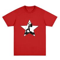 Wolf Alice Graphic Print T-shirt 100% Cotton Tees Rock Band Tour Streetwear Women Men Casual Fashion Round Neck Adult Top Summer XS raudona