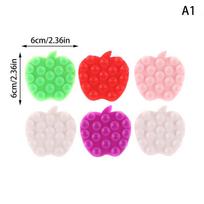 1 Piece Random Cute Butterfly Shaped Silicone Pad For Mobile Phone Fixture Suction Cup Backed Adhesive Silicone Fixed Sucker Pad