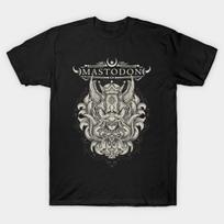 Men Black Print T-shirt Mastodon No-Cut Transfer Paper Print Cotton Tshirt S įvairiaspalvis