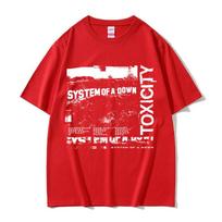 System of A Down Toxicity Album Graphic T Shirt Unisex Women Gothic Rock Oversized Streetwear Unisexs 90s Alternative Metal Tshirts S