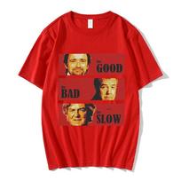 Jeremy Clarkson Hammond May Tribute T-shirts Unisex Women The Good Bad and Slow Funny Short Sleeves T Shirts Cotton Casual T-shirt S