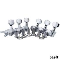 6PCS/Set Chrome Guitar Locking Tuners Electric Guitar Machine Heads Tuners Lock String Guitar Tuning Pegs