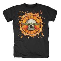 Guns N Rose Pumpkin Explosion T-shirt Halloween Size S-5XL Remake Unisex T-Shirt S įvairiaspalvis