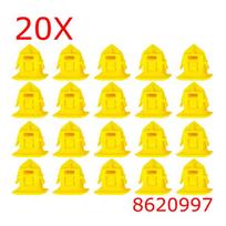 20Pcs 8620997 Rivets Side Skirt Sill Moulding Cover Trim Clips For Volvo