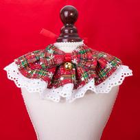 Cute Lace Pet Christmas Bow Bib Drool Scarf Christmas Pet Drool Bib Collar Cat Dog Decorative Bow Tie (as the picture,XS（old）)