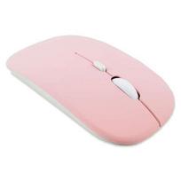 Myszka Mysz Bezprzewodowa Komputerowa Alogy Mouse Bluetooth Do Laptopa Tabletu Różowa