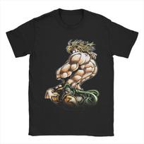 Jojos Bizarre Adventure Powerful Stand User T-Shirt Men 100% Cotton Tee Shirt Crew Neck T Shirt New Arrival Clothing S įvairiaspalvis