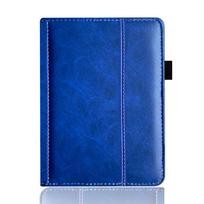 PU Leather 6.8 inch e-Reader Cover Auto Sleep/Wake Shockproof Full Protective Shell Colorful Anti Scratch for Kobo Aura H2O HD tamsiai mėlyna spalva