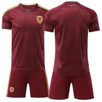 2026 World Cup Venezuela main and guest football jersey set quick-drying men's new cross-border jersey short-sleeved jersey summer children's size 16/height 95-105cm