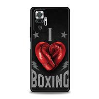 Muay Thai Boxing Gloves Phone Case For Xiaomi Redmi Note 14 13 12 5G 11 10 Pro Plus 4G 9S 9 14C 13C 12C 10C 9C 9A Soft TPU Cover For Redmi Note 9S