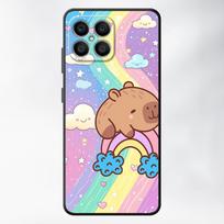 Case for Honor 90 70 8X 200 400 Lite X7 Magic5Lite X9a X5b X8 X6 Funda Phone Cover Colorful Capybara (3) Honor 8X