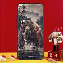 Grizzly Bear Case For Honor X8a X9a X7a X6a X6 X7 X8 X9 X8b X9b 90 70 50 Magic 5 Pro Magic 6 Lite Cover For Honor 8X