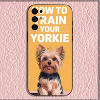 Yorkshire Terrier Dog Phone Case For Samsung S25,S24,S21,S22,S23,S30,Ultra,S20,Plus,Fe,Lite,Note,10,9,5G Black Cover Samsung S105G