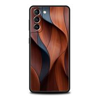 Phone Case for Samsung Galaxy S25/S24/S23/S22/S20/S21/FE/Ultra/S10/S10E/S9/Plus/5G Soft TPU Cover Vintage Wood Grain Pattern Bag for Samsung S25