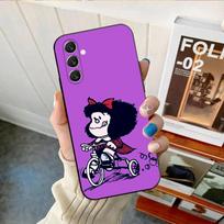 Anime M-Mafalda Phone Case For Samsung Galaxy A13,A21s,A22,A31,A32,A52,A53,A71,A80,A91 Soft Black Shell Samsung a11