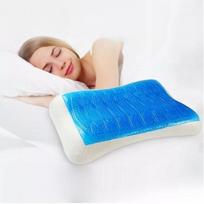 Gel Slow Rebound Memory Pillow Space Memory Foam Pillow Cervical Spine Protection Summer Cool Pillow Breathable and Comfortable no pillowcase