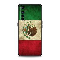 Mexico Flag Phone Case For Realme 12 11 10 9 8 5G 7 6 GT5 GT3 GT2 Pro Plus C21 C11 C25 C35 GT Neo 2 3 3T 5 Soft Cover For Realme 6