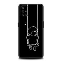 Phone Case For OnePlus 12 11 10 9 Pro 9T 12R 10R 9R 9RT 10T 8T 8 7 6T 7T Nord 2T CE 2 5G N10 Cover Couple Cartoon Aesth sun moon For OnePlus 7