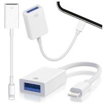 Przejściówka Adapter Usb Otg Usb-A 3.0 Do Lightning, Kabel Do Iphone I Ipad, Obsługa Pendrive, Szybki Transfer Danych, Alogy Otglink™ - Biały