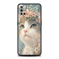 Cute Cat Phone Case For Oneplus 13R 13 12R 11 10T 10R Nord N100 N200 N10 10 9 9R 9RT CE 3 2 Z Pro 5G Soft TPU Cover Fundas Capas For OnePlus 13R