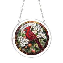 20cm 2D Acrylic Puzzle Suncatcher Hanging Ornament Garden Decoration with Dragonfly Design Indoor Outdoor Display Window Hanging One Size