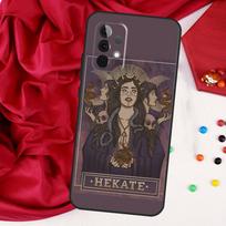 Triple Moon Goddess Hecate Tarot Card Case For Samsung Galaxy A54 A34 A14 A51 A71 A12 A22 A32 A52 A13 A23 A33 A53 A73 Coque For Samsung A50