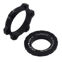 2 Piece Bicycle Centre Lock Adapter Black