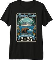 Alaska Cruise 2026 Matching Family Friends and Group Alaskan Premium Tri-Blend T-Shirt S įvairiaspalvis