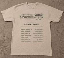 Alison Krauss Union Station The ARCADIA tour T Shirt Full Size S-5XL S įvairiaspalvis