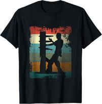 Vintage Wing Chun T-Shirt Retro Kung Fu Martial Art Gift T-Shirt S įvairiaspalvis